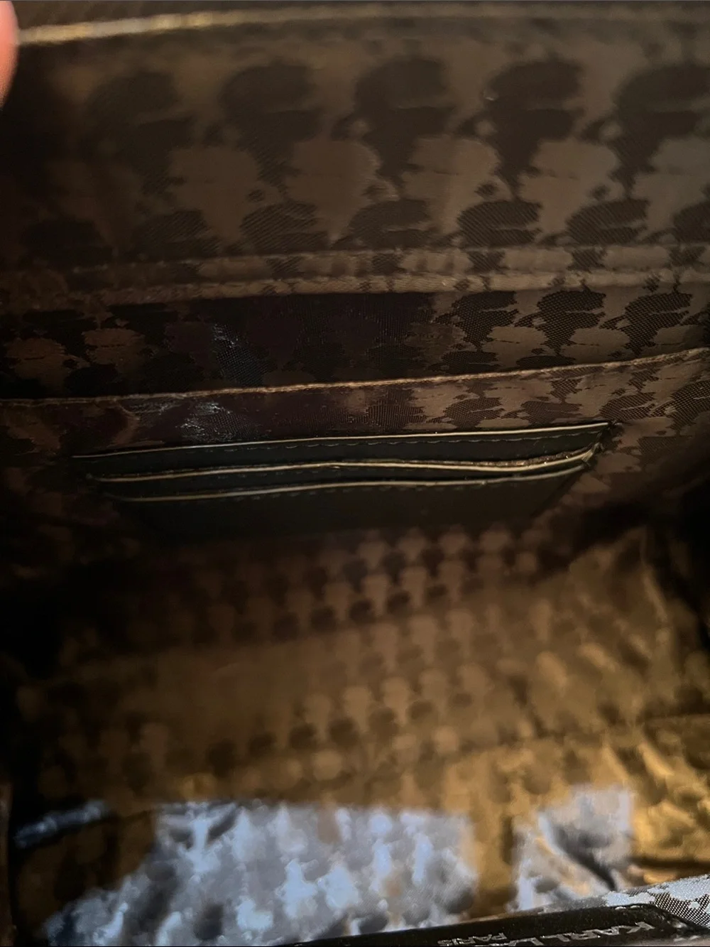 Karl Lagerfeld black tote